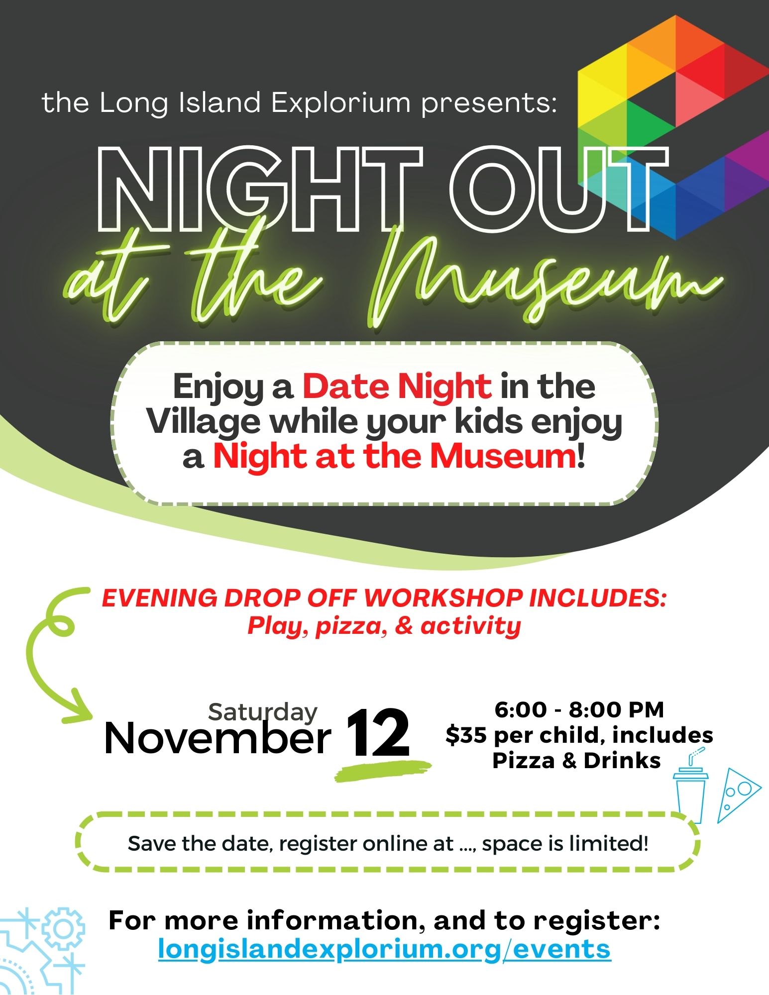 Night at the Museum flyer
