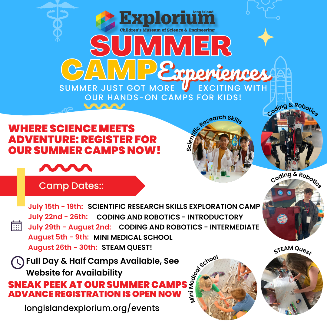 Long Island Explorium Summer Camp Flyer 2024 (Instagram Post) (1)