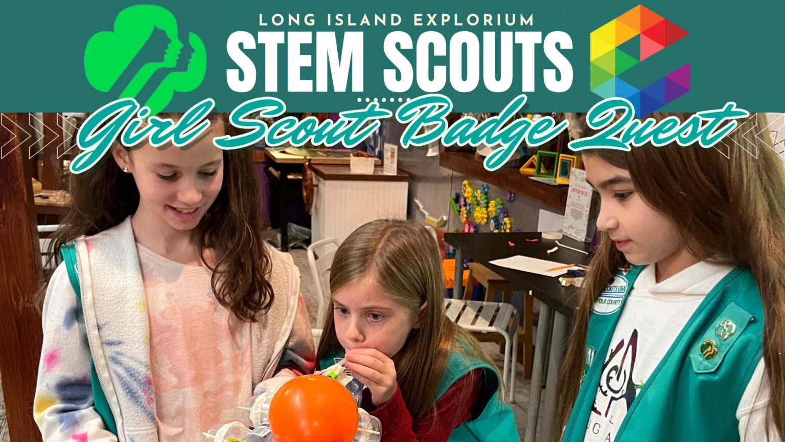 Girl Scouts STEAM Badge Event Long Island Explorium